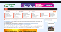 Desktop Screenshot of classifiedperfect.com